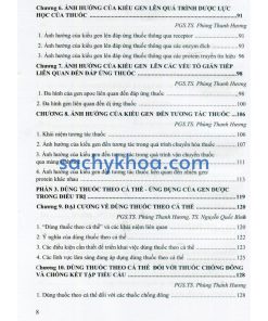 gen duoc hoc anh huong cua gen den dap ung thuoc ml4